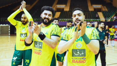 نادي الخليج لكرة اليد يقترب من حسم لقب الدوري السعودي