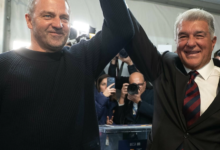 How did Hansi Flick decide the Barcelona elections in favor of Laporta?