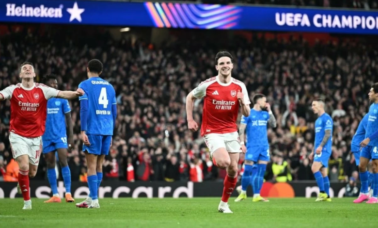 Arsenal qualified for the Champions League quarter-finals at the expense of Leverkusen