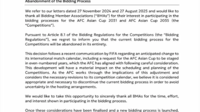FIFA requests adjustments to the dates of Asian tournaments for even-numbered years