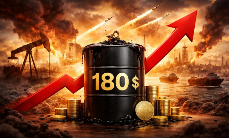 أسعار النفط قد تبلغ 180 دولاراً: صدمة اقتصادية عالمية