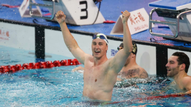 كاميرون ماكيفوي يحطم الرقم القياسي للسباحة الصامد منذ 2009