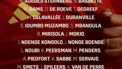 Al Ahly player Matthieu Dames has been called up to the Belgian under-21 national team