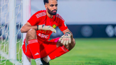 نادي النصر يعلن إصابة مبارك البوعينين بالرباط الصليبي