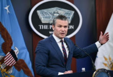 هيغسيث ينفي وجود قوات بإيران ولاريجاني يتوعد بالرد