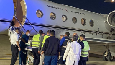 إجلاء طبي لمواطنين سعوديين من القاهرة بطائرة وزارة الدفاع