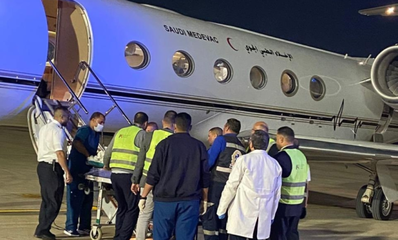 إجلاء طبي لمواطنين سعوديين من القاهرة بطائرة وزارة الدفاع