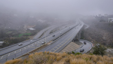 طقس السعودية: أمطار غزيرة وسيول من الجمعة للثلاثاء