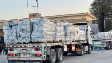 مركز الملك سلمان يسيّر قافلة مساعدات لغزة عبر رفح