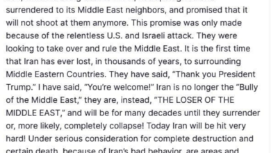 ترامب: إيران استسلمت لجيرانها واعتذرت (تفاصيل)