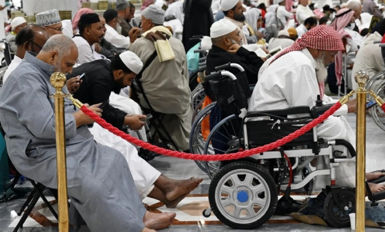 Services for the elderly and people with disabilities at the Prophet's Mosque during Ramadan (in numbers)