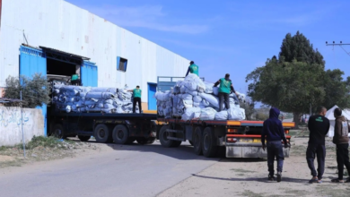 قافلة مساعدات إنسانية من مركز الملك سلمان تصل إلى غزة