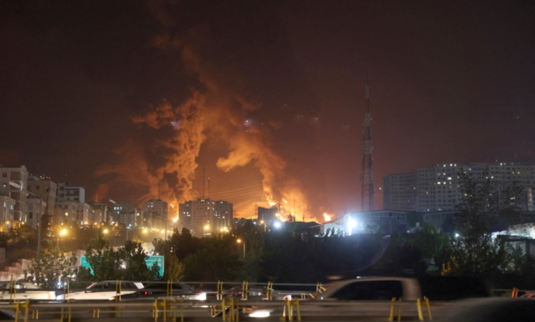 قصف عنيف يستهدف الأراضي الإيرانية على حدود العراق