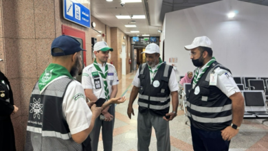 جهود الكشافة السعودية لخدمة زوار المسجد النبوي برمضان