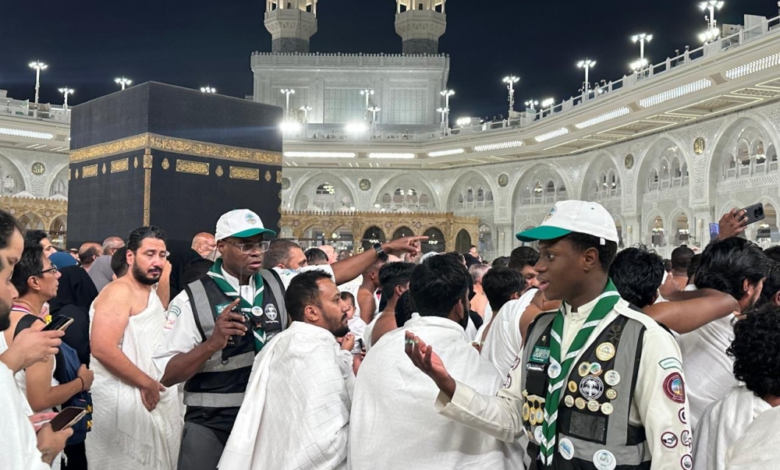 جهود الكشافة السعودية في تنظيم الحشود بالحرم المكي