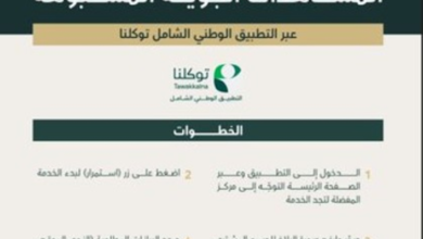 الإبلاغ عن المشاهدات الجوية المشبوهة عبر تطبيق توكلنا