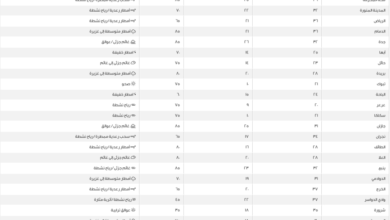 Temperatures in Saudi Arabia: Dammam 36 degrees Celsius and today's weather