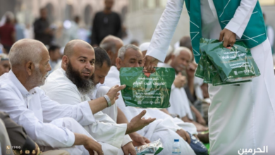 جهود المتطوعين في المسجد النبوي: جمع 150 ألف وجبة فائضة