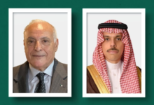 The Saudi Foreign Minister discusses regional developments with his Algerian counterpart