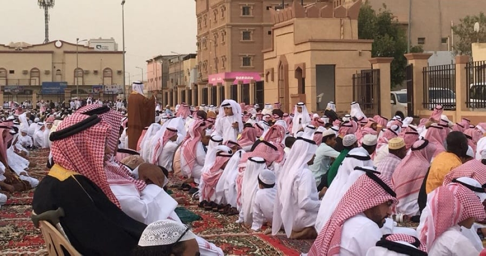 صلاة عيد الفطر في الأحساء - أرشيفية