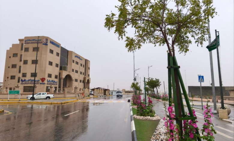 Rainfall amounts in Saudi Arabia: Tabuk leads with 40.2 mm