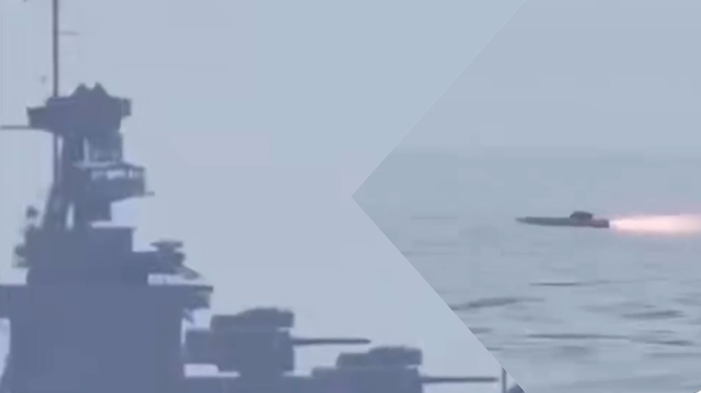 الجيش الأمريكي يضرب مواقع صواريخ إيرانية قرب مضيق هرمز