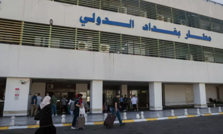 Drone attack on a military base near Baghdad airport