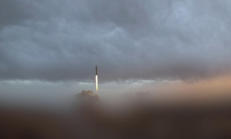 Explosions in Jerusalem following an Iranian missile attack on Israel