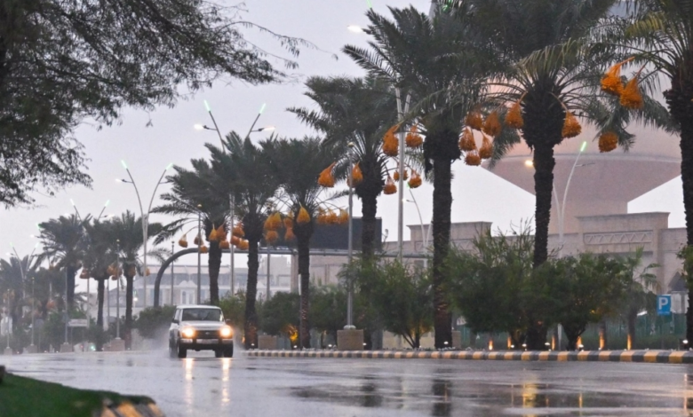 تحذير الأرصاد: حالة مطرية غزيرة على الشرقية ومناطق المملكة