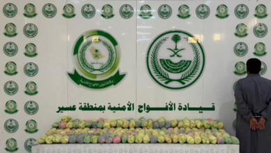 القبض على مروج 39 كجم من نبات القات المخدر في عسير