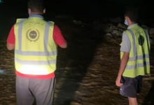 إنقاذ شخصين من سيول حائل وتغريم السائق لمجازفته