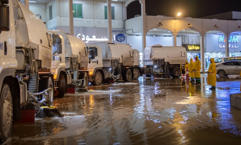 استعدادات أمانة الرياض للتعامل مع الأمطار والسيول