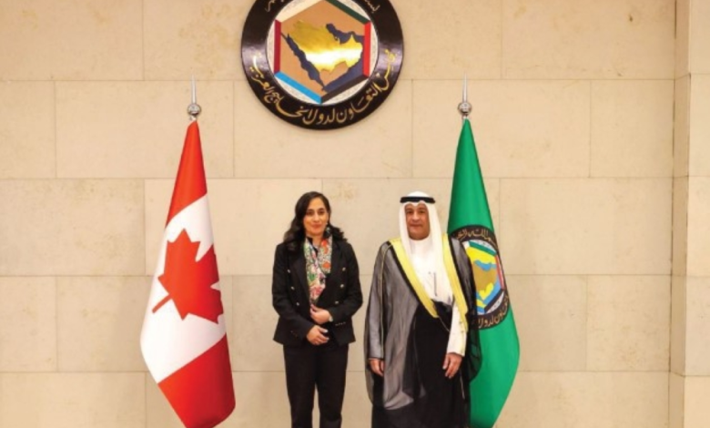 مجلس التعاون وكندا يبحثان خطة عمل مشتركة لتعزيز التعاون