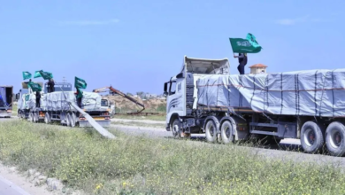 وصول قافلة مساعدات سعودية جديدة إلى غزة لدعم الفلسطينيين