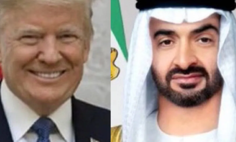 مباحثات محمد بن زايد وترمب: أمن المنطقة والأمن العالمي