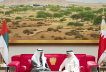 قمة إماراتية بحرينية بالمنامة لبحث أمن الملاحة والطاقة