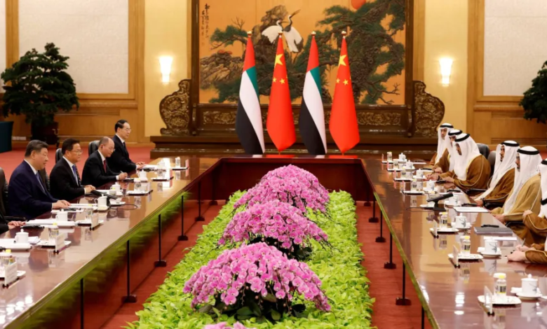 الرئيس الصيني يدعو لتعزيز العلاقات الإماراتية الصينية