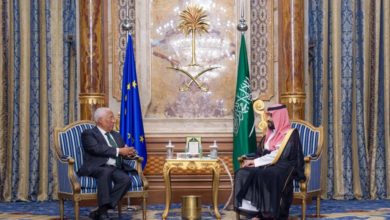 تفاصيل لقاء ولي العهد السعودي ورئيس المجلس الأوروبي