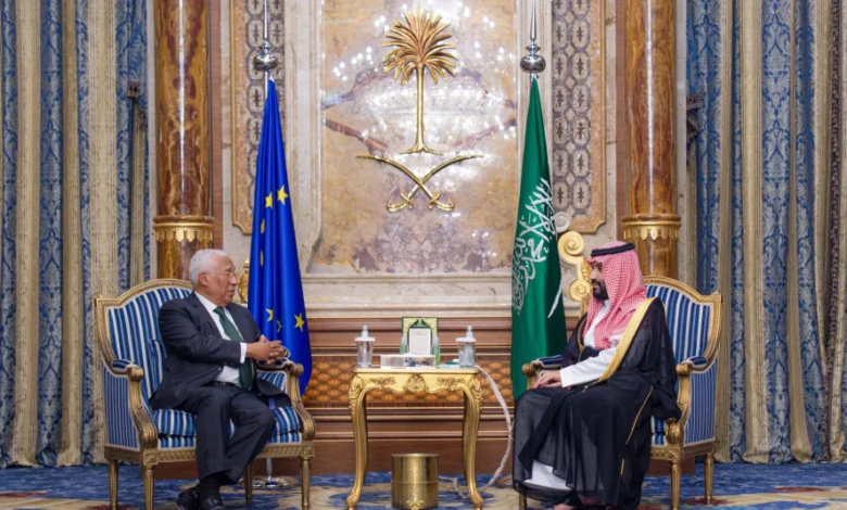 تفاصيل لقاء ولي العهد السعودي ورئيس المجلس الأوروبي