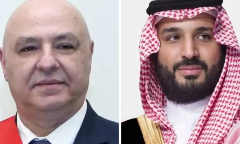 محمد بن سلمان وجوزيف عون يبحثان دعم استقرار لبنان