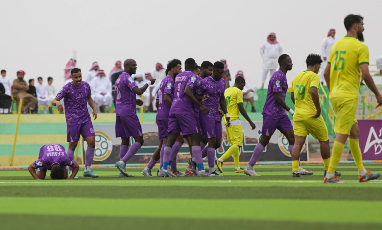 إنجاز تاريخي: تأهل نادي الصقر إلى دوري يلو لأول مرة