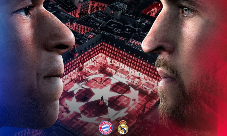 مباراة ريال مدريد وبايرن ميونخ في دوري أبطال أوروبا