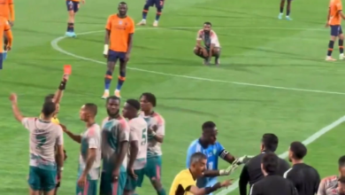 طرد أبو الشامات في مباراة الأهلي والفيحاء: تفاصيل الأزمة