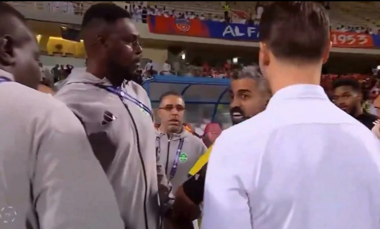 أزمة الأهلي والفيحاء: فيديو يكشف حوار المترجم والحكم