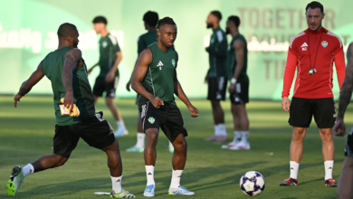 عودة مجرشي وهوساوي في تدريبات الأهلي قبل قمة الدحيل