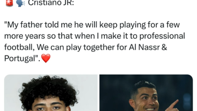 كريستيانو جونيور يكشف مفاجأة حول مستقبل كريستيانو رونالدو