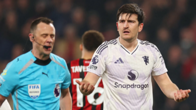 إيقاف هاري ماغواير قبل قمة تشيلسي في الدوري الإنجليزي