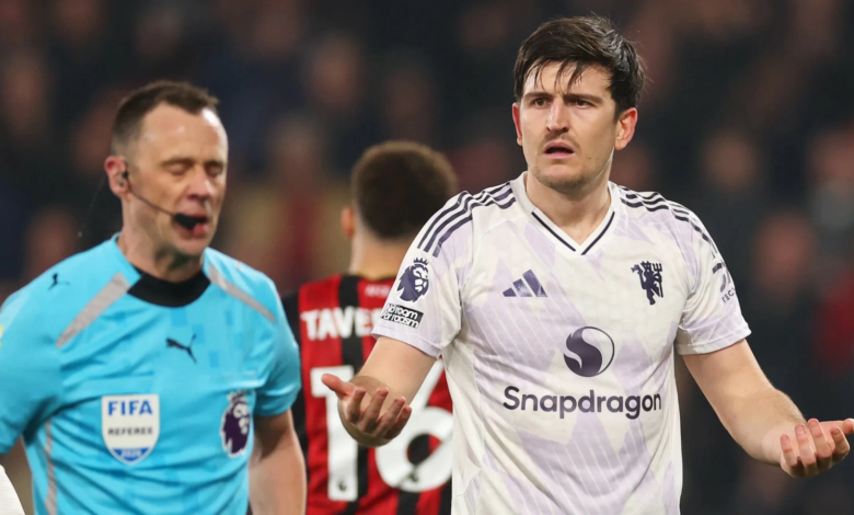 إيقاف هاري ماغواير قبل قمة تشيلسي في الدوري الإنجليزي