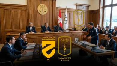 قرارات محكمة CAS النهائية بشأن قضايا أندية دوري روشن