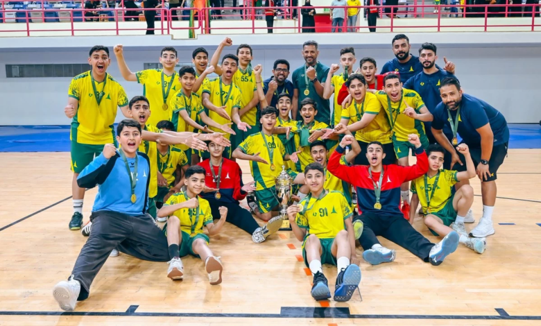 الخليج يتوج بأول كأس لاتحاد اليد للبراعم بعد فوزه على الصفا